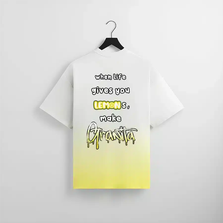 T-shirt iconique de la marque Sweetlaces avec le slogan Lemon imprimé