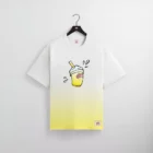 T-shirt teint à la main par Silni de la marque Sweetlaces avec le gobelet Lemon imprimé