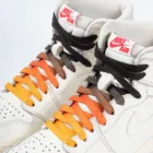 paire de lacets de couleur en dégradé Jack'o orange de la marque Sweetlaces