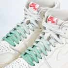 paire de lacets de couleur en dégradé Mint vert de la marque Sweetlaces