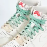 paire de lacets de couleur en dégradé Pistacchio vert de la marque Sweetlaces