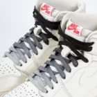 paire de lacets de couleur en dégradé Twister gris de la marque Sweetlaces