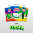 Pack Lucky composé de 3 lacets de couleur en dégradés Sweetlaces